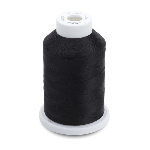 Sulky 60 Wt. PolyLite Thread - Black - 1,650 yd. Spool