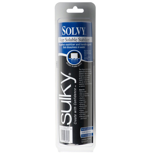 Sulky of America Fabri-Solvy Washaway Stabilizer, 8 by 9 yd, White