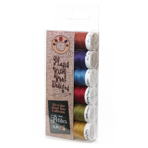 Sulky RED WORK Cotton Petites, 12 WT Cotton Thread, Machine & Hand  Embroidery Heavy Cotton Thread, Variety of Cotton Embroidery Thread 05 