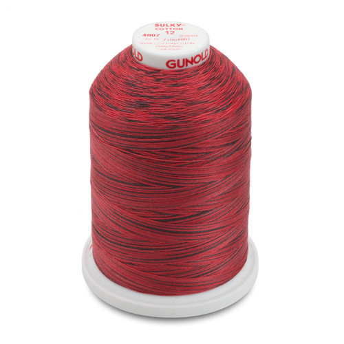 Bayberry Red - Sulky 12wt Cotton Petites Thread 50 yds - 123Stitch