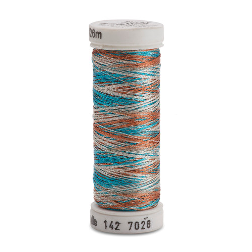 Sulky Metallic Thread-Multi- Silver, Rose & Jade