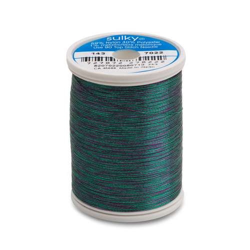Sulky Original Metallic Thread - 6 Most Popular Colors Sampler - 165 yd.  Spools
