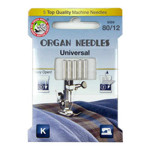 Organ Titanium Embroidery Needles 10 Pack Size 110/18
