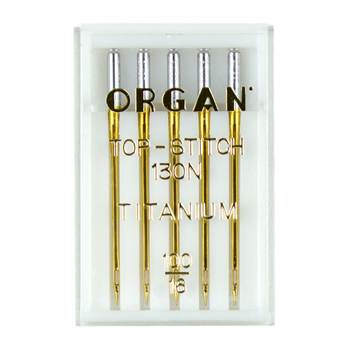 Organ Cover Stitch Needles ELx705 CR 90/14 Ball Point 5 Pack