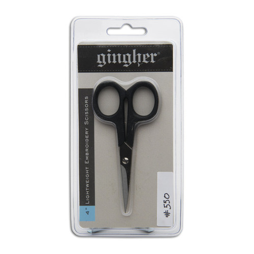 Scissors, 6″ Embroidery with Double Curve By Gingher – Millard Sewing Center