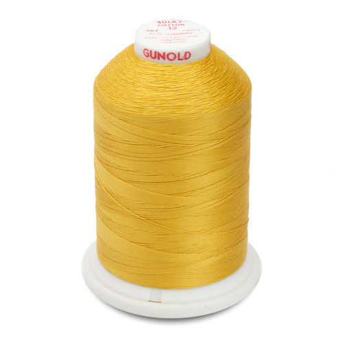 Sulky 12 WT Cotton Petites Thread #1187 Mimosa Yellow - 50 yds