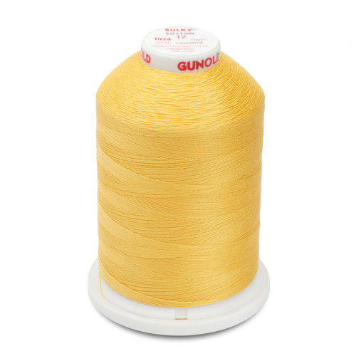 Sulky 12 Wt. Cotton Thread - Silver Gray - 2,100 yd. Jumbo Cone