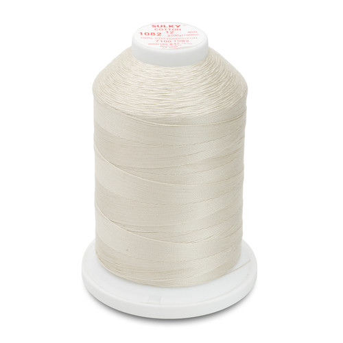 Cotton Thread 12wt 50yds 2-ply – Wooden SpoolsQuilting