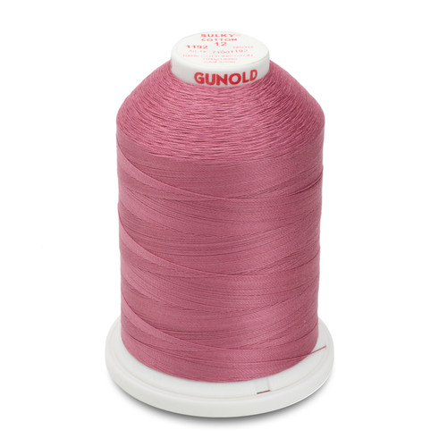 Sweet Pink - Sulky 12wt Cotton Petites Thread 50 yds - 123Stitch