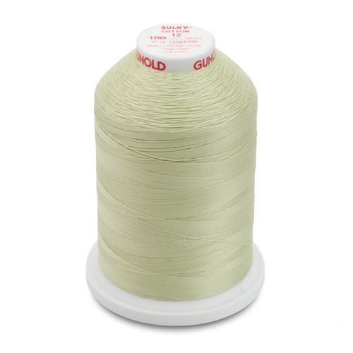 Sulky 12 Wt. Cotton Thread - Christmas Green - 2,100 yd. Jumbo Cone