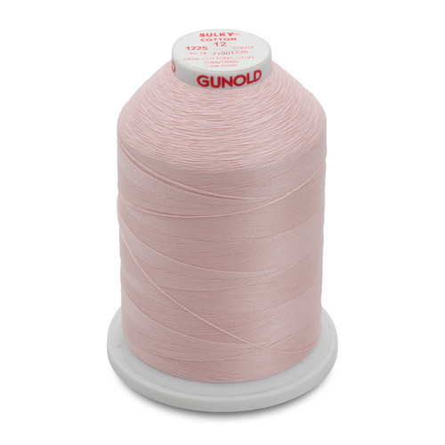 Sulky 12 Wt. Cotton Thread - Bright White - 2,100 yd. Jumbo Cone