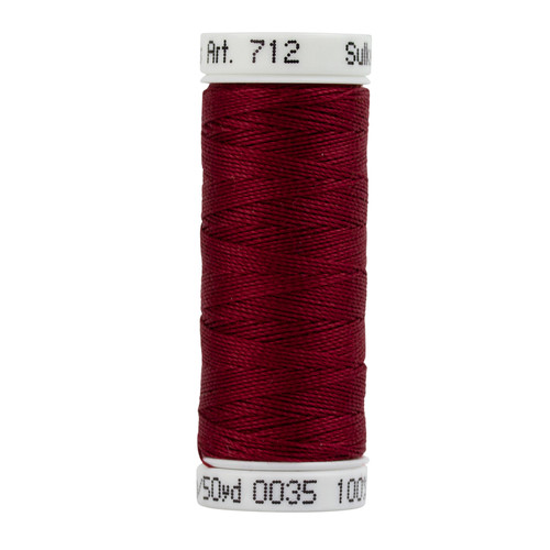 Sulky of America 12wt Cotton Thread, 330 yd, Cabernet Red