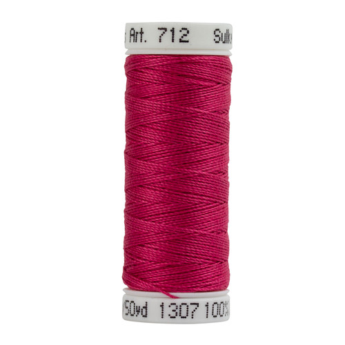 Sulky of America 12wt Cotton Petites Thread, 50 yd, Hot Pink