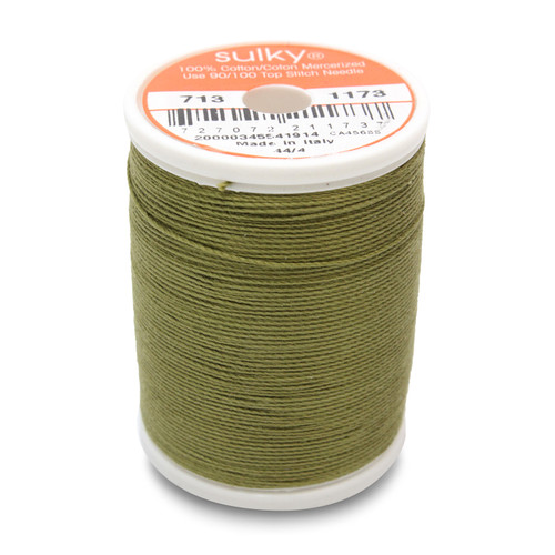 Sulky Cotton 12wt Thread Light Teal #1045 330yd Spool
