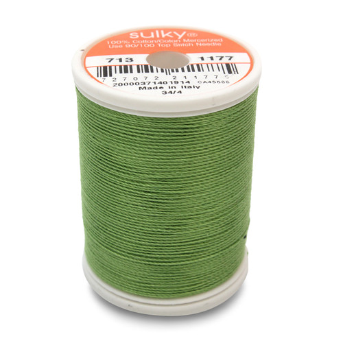 Sulky 12 Wt. Cotton Thread - Teal - 2,100 yd. Jumbo Cone