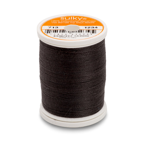 Sulky 40 wt 5500 Yard Rayon Thread - 940-1234 - Almost Black – Carolina  Thread Place
