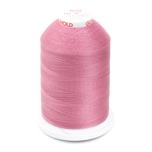 Sulky 12 Wt. Cotton Thread - Med. Purple - 2,100 yd. Jumbo Cone