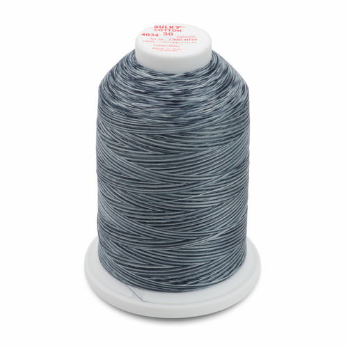 Sulky 12 Wt. Cotton Thread - Black- 300 yd. Spool