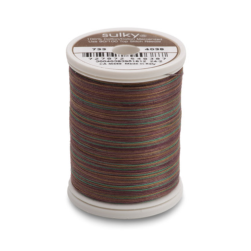 30 Weight Variegated Embroidery Thread