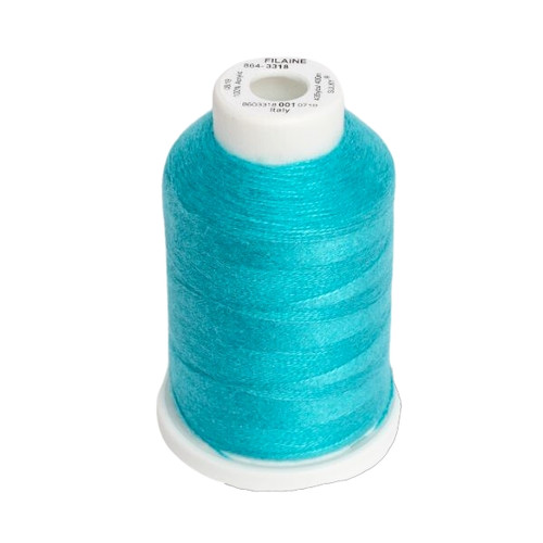 Sulky Filaine 12 Wt. Acrylic Thread - Pale Turquoise - 435 yd. Maxi Spool