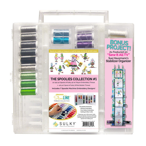 Sulky Embroidery Thread and Slimline Storage Box – Quilters Consignment