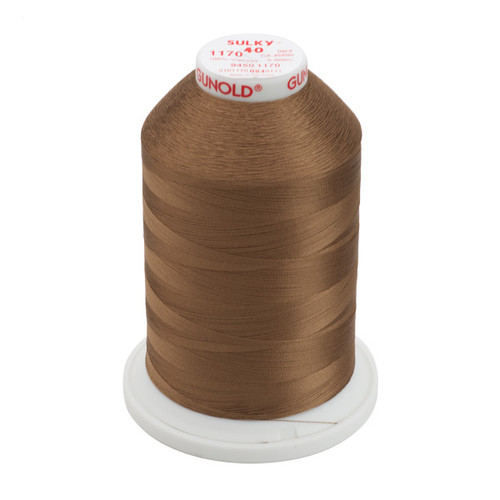IONSEOUL llica sun dyeing mtm 裏起毛 BBP5029 Sulky 40 Wt. Rayon Thread- Lt. Brown - 1,500 yd. Spool