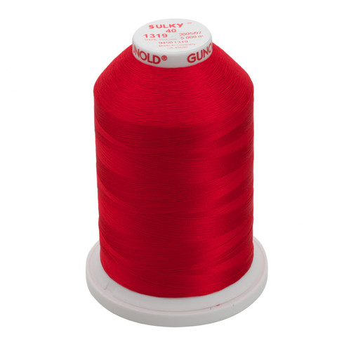 Sulky 40 wt 1500 Yard Rayon Thread - 944-1169 - Bayberry Red