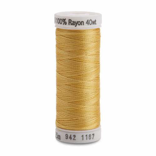 Sulky Rayon Thread 40wt 250yd Gold Green