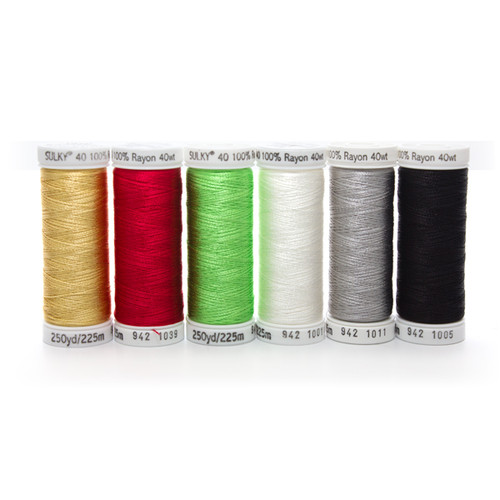 Universal Slimline Thread Storage Box - 40 Wt. Rayon Thread