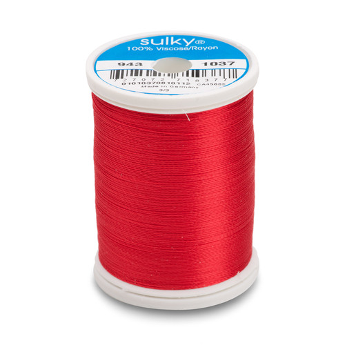 Sulky Xmas Red 40wt Rayon King Size 850yds