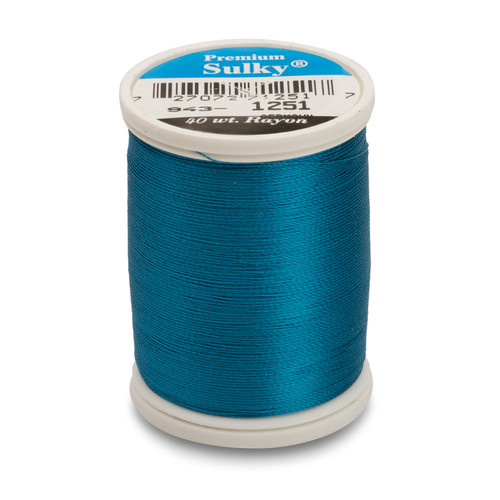 1252 Bright Peacock - Sulky Rayon 40wt Thread