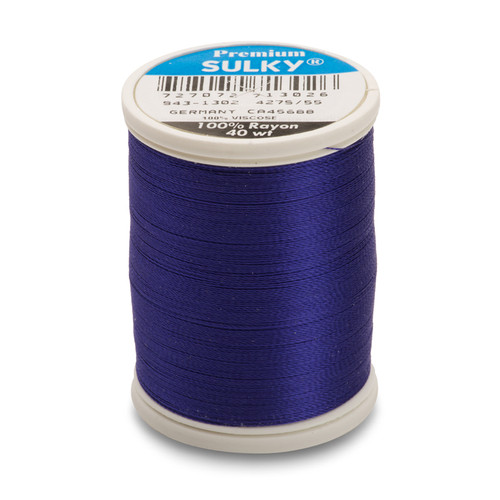 1134 Peacock Blue - Sulky Rayon 40wt Thread 850yd