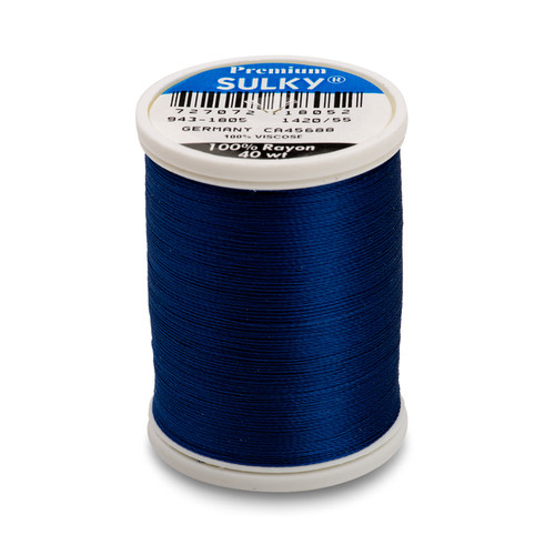 1804 Bayou Blue - Sulky Rayon 40wt Thread 850yd