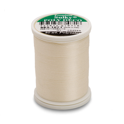 Sulky 40 Wt. Poly Deco Thread - Teal - 250 yd. Spool