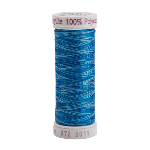 Sulky 60 Wt. PolyLite Multi-Color Thread - Stormy Blue - 1,650 yd. Spool