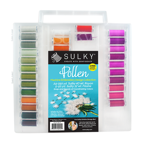 Sulky 40 wt 5500 Yard Rayon Thread - 940-2247 - Blue/Lav/Red/Yel/Grn