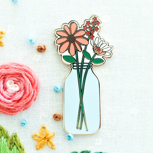 Flower Posy Magnetic Needle Minder