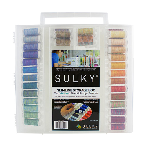  SULKY OF AMERICA Sulky Sampler 12wt Cotton Petites  6/Pkg-Christmas Collection Assortment, Transparent 6
