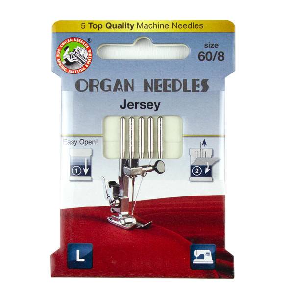 Organ® Needles Microtex Size 60/8 - 5 Needles Per Pack