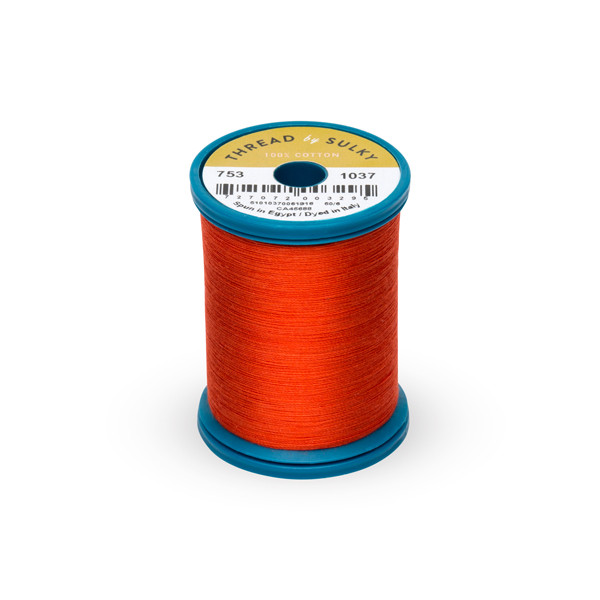 Sulky of America 12wt Cotton Petites Thread, 50 yd, True Red