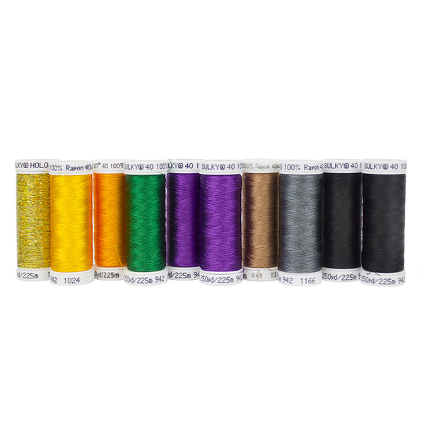 12 Wt. Cotton Petites Thread - Halloween Sampler - 50 yd. Spools