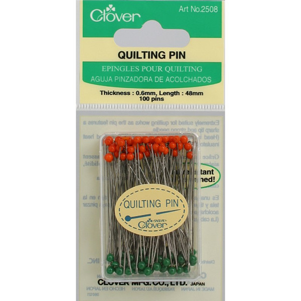 Clover Flower Head Pins - 100-pack