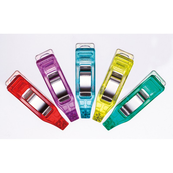 Clover Mini Wonder Clips 50/PKG - Assorted Colors
