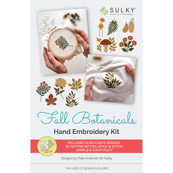 Stick and Stitch Embroidery Pattern Gardening Florals, Sulky