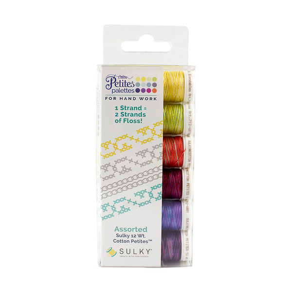 12 Wt. Cotton Petites Blendables Thread - Santa's Workshop