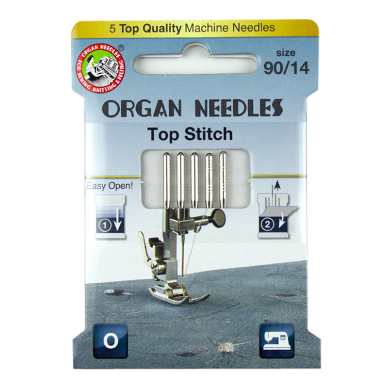 Organ Leather Point Straight Stitch Industrial Machine Needles - DIx4,  332LL, 29x4NTW - 10/Pack - WAWAK Sewing Supplies