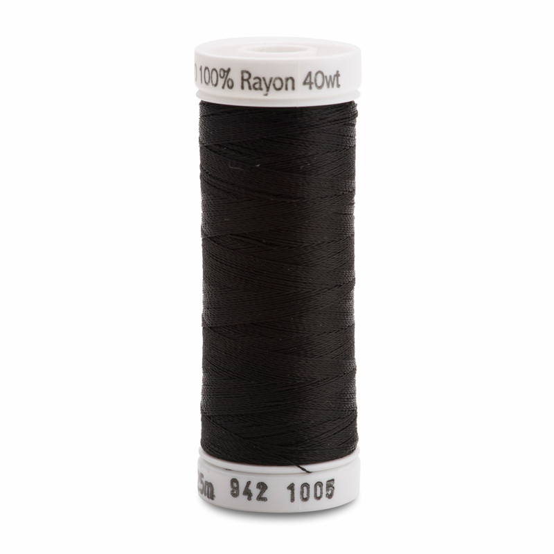 Sulky Rayon Thread 40wt 250yd Black