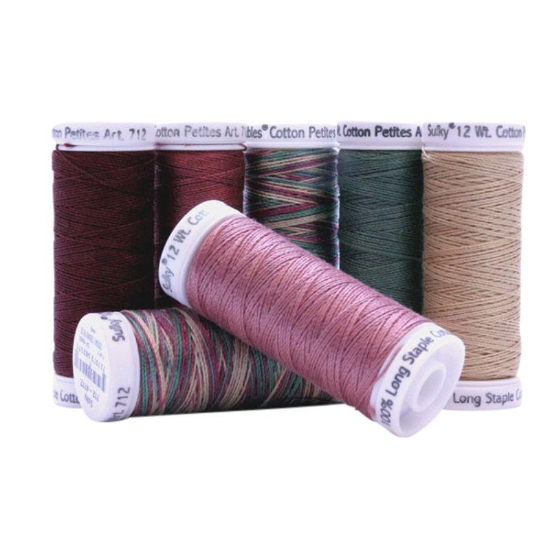 12 wt. Cotton Petites Thread - Garden Gate Cross Stitch Sampler by