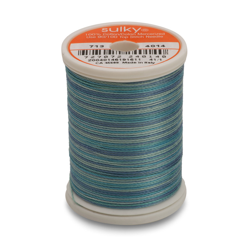 Sulky of America 12wt Cotton Petites Thread, 50 yd, True Blue