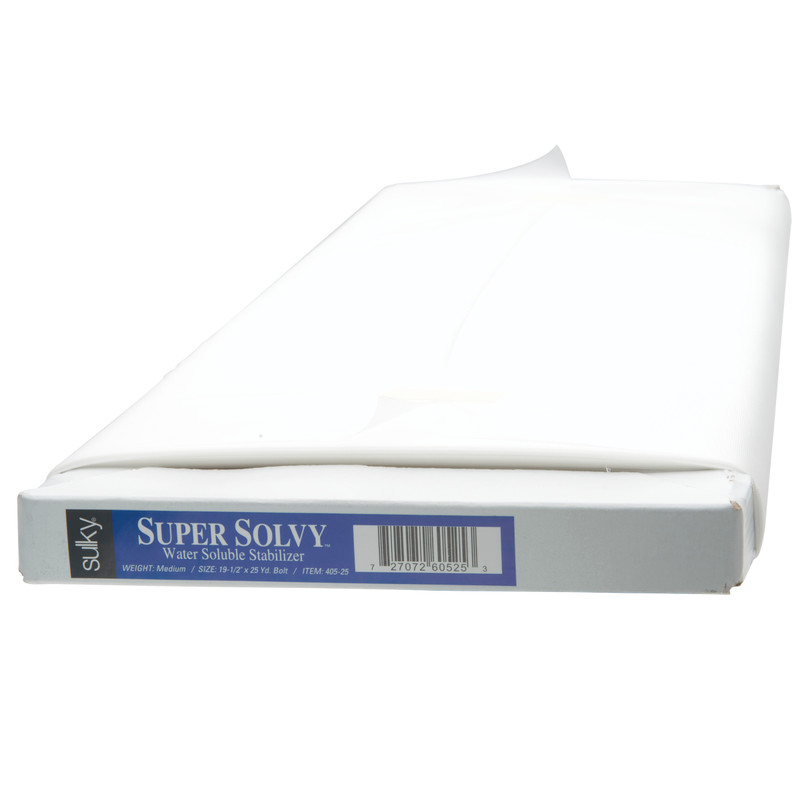 Sulky 12-Inch by 9-Yard Solvy Water Soluble Stabilizer Roll (2 Pack)